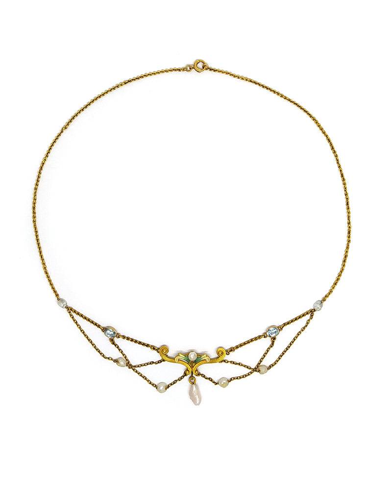 Art hot sale nouveau necklace