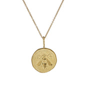 Load image into Gallery viewer, Bee Coin Necklace