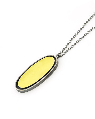 Floating Oval Necklace