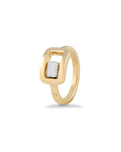 Rectangular Gold Ring