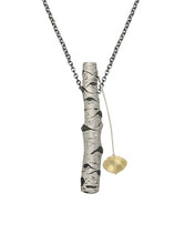 Load image into Gallery viewer, Aspen Allure Pendant with diamonds and leaf