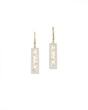 Load image into Gallery viewer, Tall Rectangle Dangle Earrings