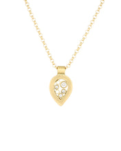 Load image into Gallery viewer, Tiny Teardrop Gold Pendant