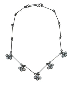 Pearl Cluster Necklace