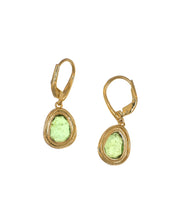 Load image into Gallery viewer, Tourmaline and Diamond Earrings