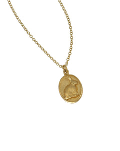 Rabbit Cameo Necklace