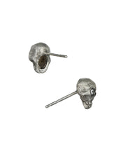 Load image into Gallery viewer, Skull and Diamonds Stud Earrings