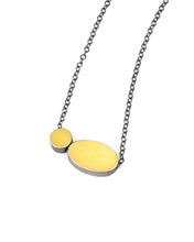 Load image into Gallery viewer, Oval &amp; Dot Necklace