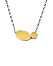 Load image into Gallery viewer, Oval &amp; Dot Necklace