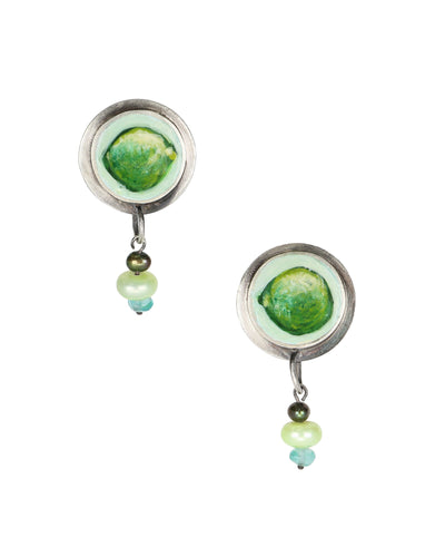 Tiny Limes Earrings