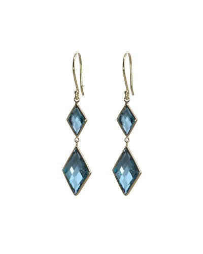 Rhombus Drop Earrings