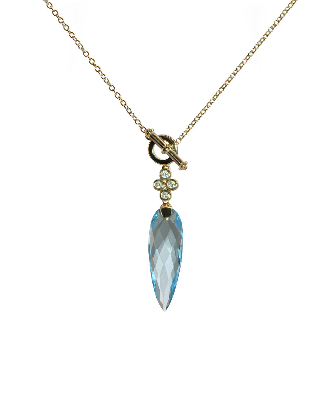 Topaz Toggle Necklace