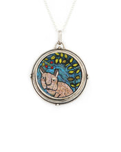 Load image into Gallery viewer, Sleepy Bunny Pendant