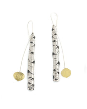 Load image into Gallery viewer, Aspen Allure Long Earrings with Leaves