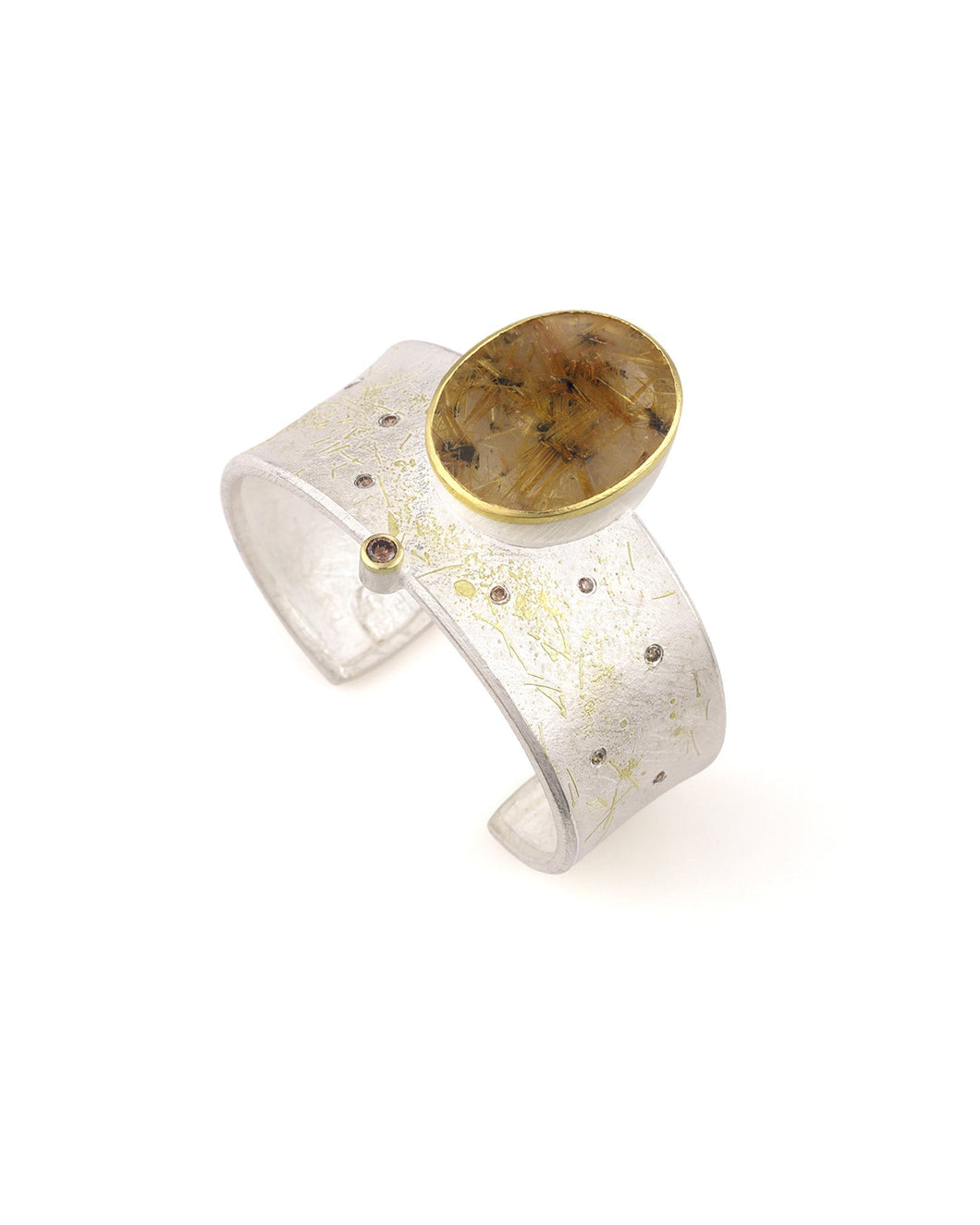 Rutilated Quartz Cuff