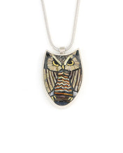 Load image into Gallery viewer, Grumpy Owl Pendant