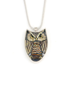 Grumpy Owl Pendant