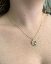 Load image into Gallery viewer, Dusted + Diamond Orb Necklace