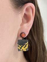 Load image into Gallery viewer, Square keum bu Earrings