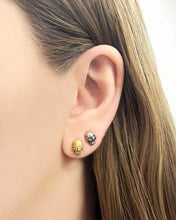 Load image into Gallery viewer, Skull and Diamonds Stud Earrings