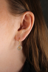 Petite Circle Dangle earrings