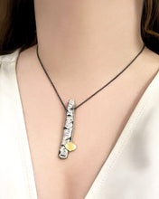 Load image into Gallery viewer, Aspen Allure Pendant with diamonds and leaf