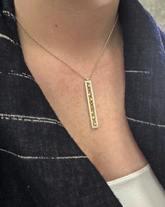 Long Rectangle Pendant