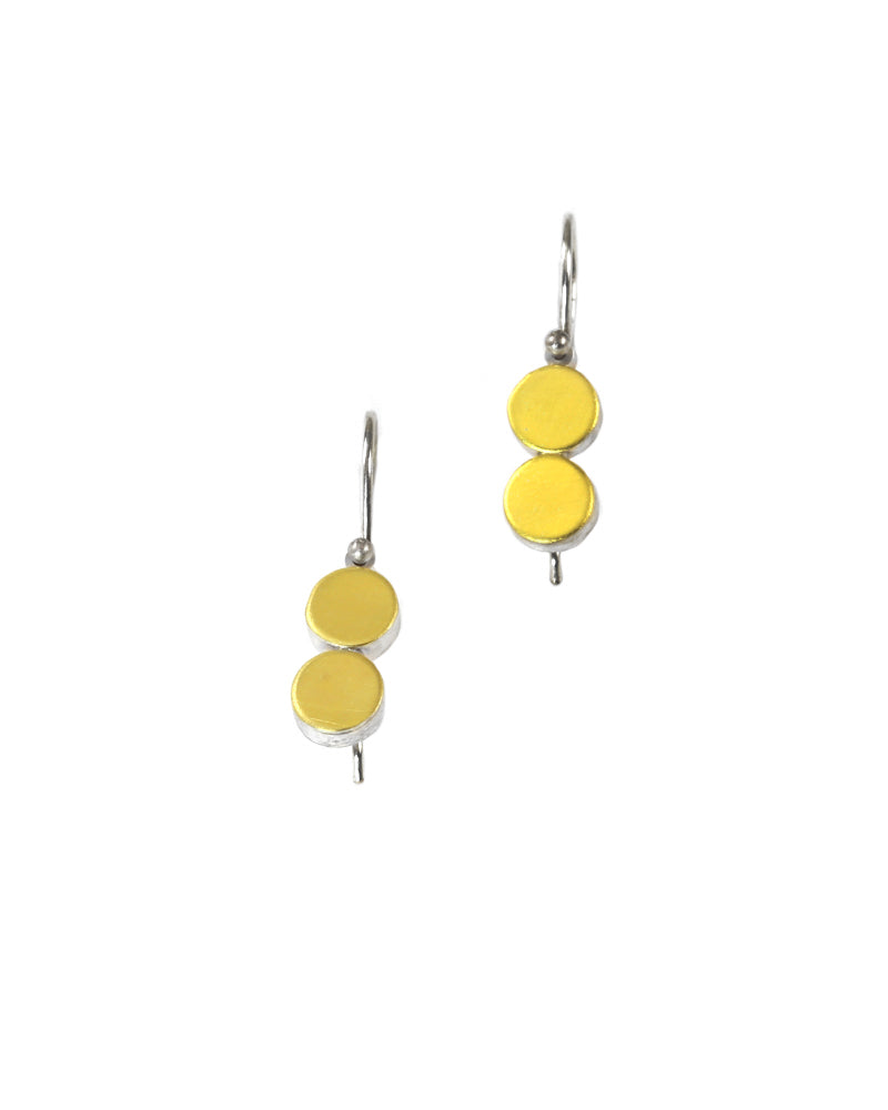 22K 2 Dot Earrings