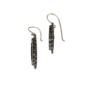 Load image into Gallery viewer, Double Lace Oval Diamond Earrings