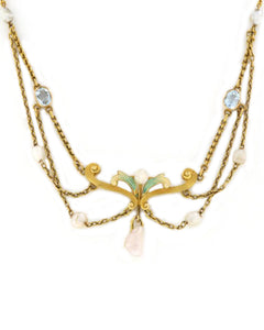 Art Nouveau Necklace – Facèré Jewelry Art