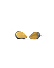 Load image into Gallery viewer, Oxidized Teardrop studs