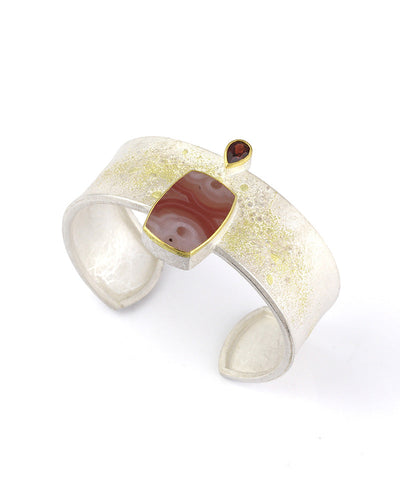 Agate Sterling Cuff