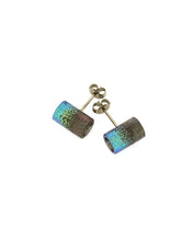 Load image into Gallery viewer, Teal Tubus Earrings