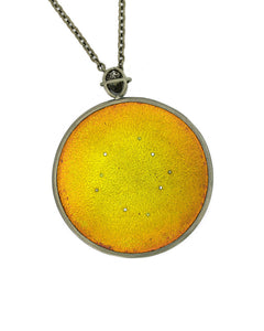 Medium Eclipsim Titanium Yellow anodized Necklace