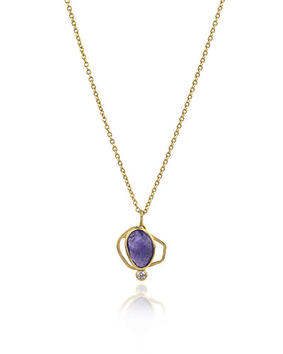 Stepping Stone Tanzanite Necklace