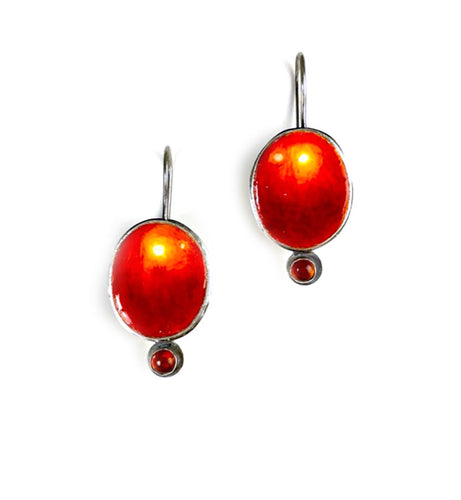 Orange Eggs Earrings