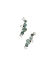 Load image into Gallery viewer, Tourmaline and Diamonds Earrings