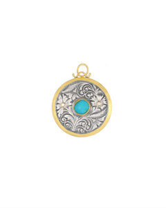 Ornate Turquoise pendant