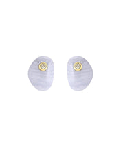 Load image into Gallery viewer, Chalcedony Pebble Earrings