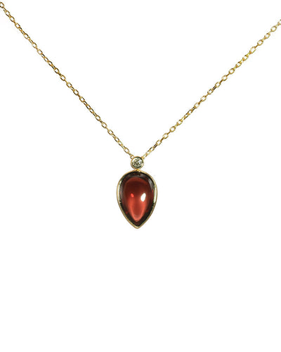 Pear Garnet Pendant