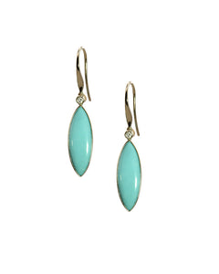 Marquise Turquoise Earrings