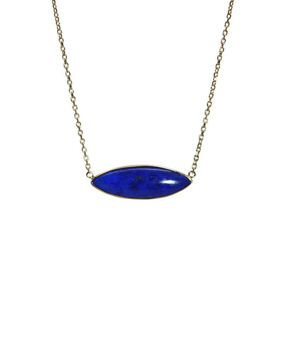 Marquise Lapis Lazuli Necklace