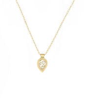 Load image into Gallery viewer, Tiny Teardrop Gold Pendant