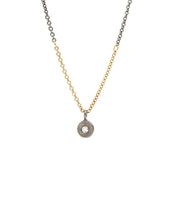 Load image into Gallery viewer, Pebble Necklace - Oxidized Silver
