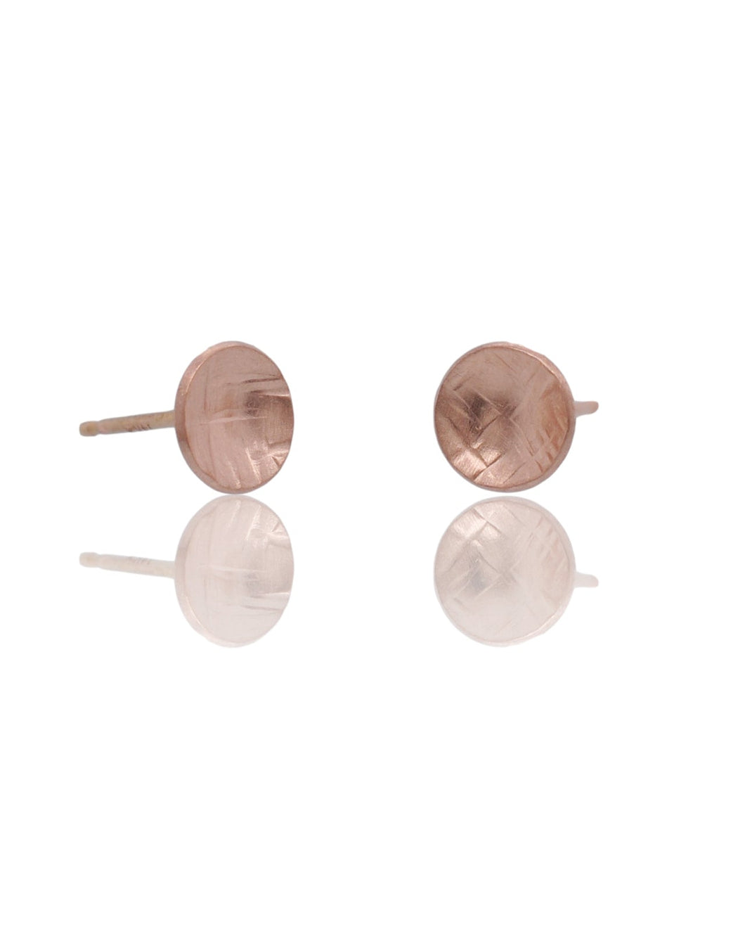 Textured Rose Cell Studs
