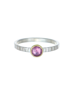 Pink Sapphire Stacking Ring