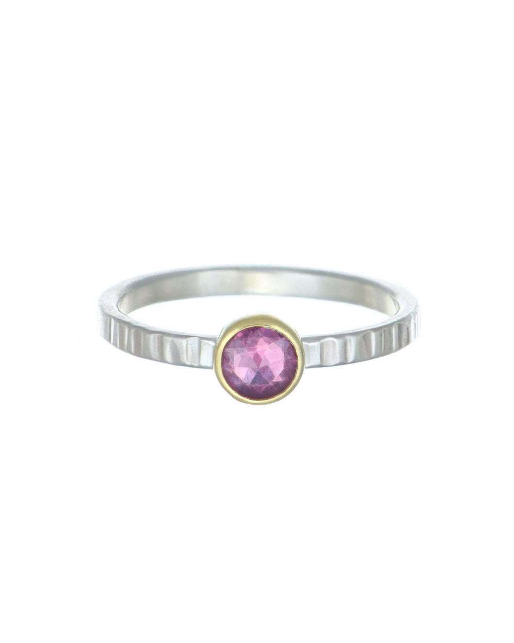 Pink Sapphire Stacking Ring